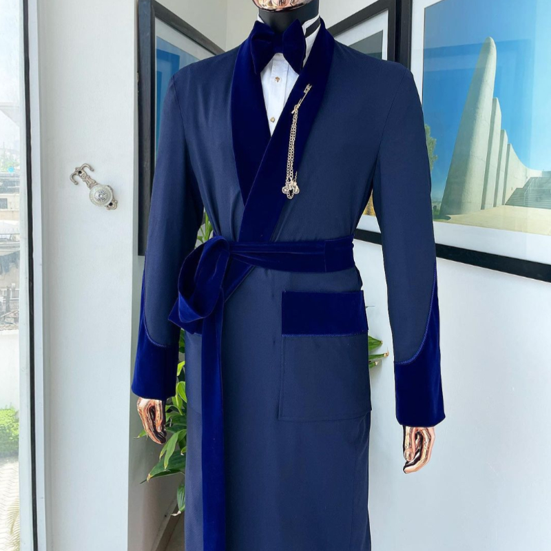 Tailor Made Royal Blue Men Sui - Men Formal Wear With Coat 리뷰 및 가격