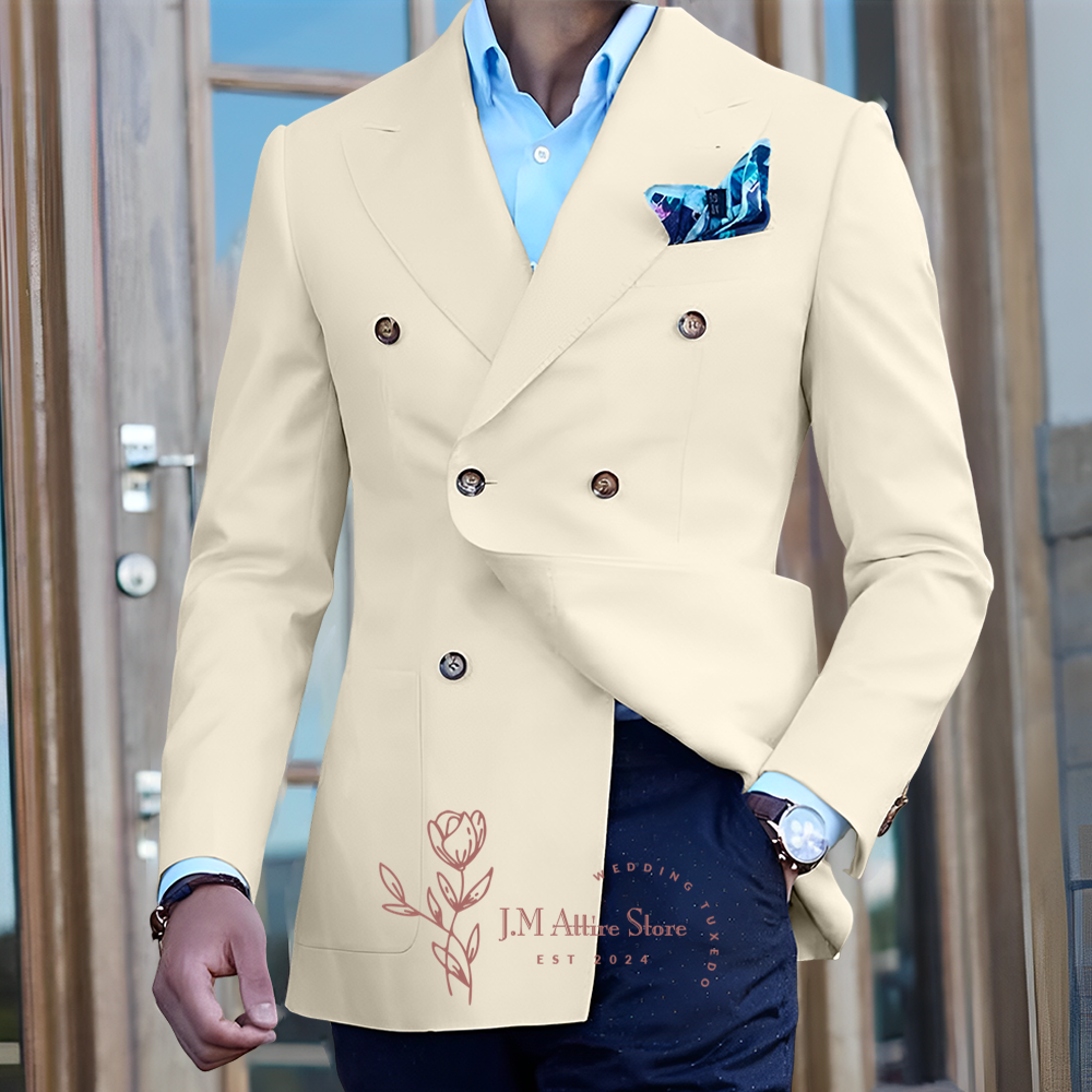Elegant white men's suit jacke - Men'S Formal Wear In Winter 리뷰 및 가격