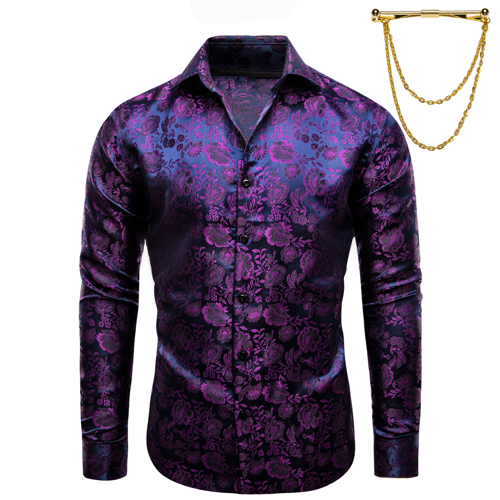 Men's Floral Dress Shirt with  - Mens Formal Look 리뷰 및 가격